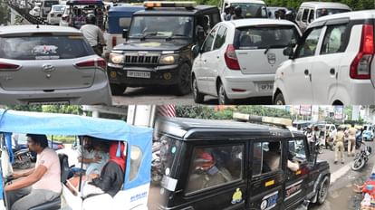 UP: ऑटो में युवक ने दर्द से कराहते हुए तोड़ा दम, बुजुर्ग की पुलिस की गाड़ी में मौत; कानपुर का जानलेवा जाम traffic jam in Kanpur two people died before reaching hospital